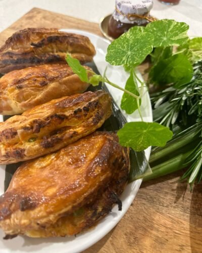 Smoked Ham with Haloumi cheese Pastry